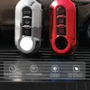 Remote Flip Key Shell Case Autosleutel Pad voor Fiat 500 Panda Punto Bravo Vervanging Key Case 3 knoppen Rubber Knop Pad