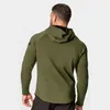 Herren Hoodies DUYIT Mode Ausschnitt Schulter Reißverschluss Kapuzenpullover Herren Frühling/Herbst Einfarbig Langarm Große Tasche