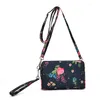 Evening Bags Trendy Three-layer Women Sports Wallets Crossbody Mobile Phone Bag Pouch Messenger Clutch Coin Purse Outdoor Handbag