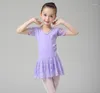 Stage Wear Girl Ballet Dance Dress For Girls Ballerina Dancing Ginnastica Bambini Body in pizzo Body per bambini