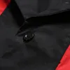 القمصان غير الرسمية للرجال ، الخمسينيات من القرن العشرين روكابيلي للرجال القصيرة القصيرة الشرير القميص القميص الهيب هوب ضرب اللون غرز
