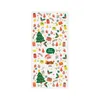 Christmas Decorations Santa Claus Cellophane Xmas Supplies Candy Treat Bag Baking Packaging Bags Cookies Storage