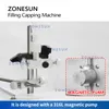 ZONESUN Automatic Vial Liquid Filling and Capping Machine Cosmetic Essential Oil Perfume Eyedrop Dropper Bottles ZS-AFC7