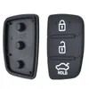 Vervangende rubberen auto externe sleutel fob shell voor Hyundai Creta I20 I40 Tucson Elantra Santa Fe Solaris IX35 IX45 Key Cover Case