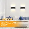 Wandleuchte IP65 LED wasserdichte Lichter Outdoor Gartenleuchte AC85-265 Innen Wohnzimmer Treppen Beleuchtung Home Decor