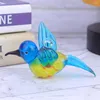 Hooks 2Pcs Home Garden Colorful Glass Hummingbird Bird Christmas Holiday Decoration