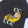 Designers Chien Vêtements Pour Unisexe Printemps Été Luxurys Vêtements Pour Animaux De Compagnie Coton T-shirt Loisirs Casual Banane À Manches Courtes Chien Manteaux