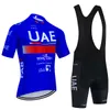 Neue 2024 VAE -Team Radsport Jersey Bike Shorts Set Männer Frauen Italia Schnell trocken Pro Ciclismo Maillot Trikot 20d Bibs Hosen Kleidung