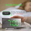 Wristwatches Digital Alarm Clock Desktop Watch For Kids Bedroom Home Decor Temperature Snooze Function Desk Table LED Electronic