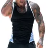 Men's Tank Tops Handsome Top Summer Coloured Sports Fitness Vest Fashion Comfortable Debardeur Hommes Clothing