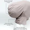 Etnische kleding katoen binnenkuip cap islamitische hoofdkleding moslimvrouwen onder sjaal tulband hoed vaste kleur stretch bonnet headcover