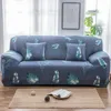 Stol täcker rutig blommig soffa täckningssektion stretch möbler hous canape geometric vardagsrum slipcover soffa