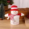 Dekoracje świąteczne pluszowe pudełko na imprezę Favors Santa Claus Snowman Reindeer Holiday Boxes