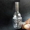 Ställ in XXL Quartz Thermal Banger Bubble Röker med kolhydrat CAP 10/14/18mm dubbla rör Naglar Tips P för vattenpipa glasvattenbongar