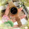 Full stainless steel quartz fashion womens watches 34mm bee dress designer watch limited edition gifts auto date classic business 318R