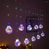 Strings LED Wishing Ball Curtain String Lights Fata Ghirlanda Finestra Camera da letto Anno delle nozze Decorazione del festival di Natale