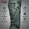 Мужские брюки IN Tactical Cargo Men Outdoor Waterproof SWAT Combat Military Camouflage Trousers Casual Multi Pocket Male Work