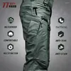 Pantalons pour hommes dans le Cargo tactique hommes en plein air étanche SWAT Combat militaire Camouflage pantalon décontracté Multi poche travail masculin