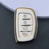 New TPU Car Key Cover for Hyundai Tucson Santa Fe Rena Sonata Elantra Creta Ix35 Ix45 I10 I30 I40 3 4 Button Premium Key Case2099331