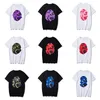 Camisetas de grife camisetas masculinas tops camisetas masculinas para roupas femininas roupas masculinas moda feminina roupas gola redonda algodão respirável impressão de letras curtas 3XL oversized 20ss preto