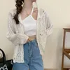 Kadın Örgü Hırka Kadın Sweaters Koreli Güzel Basit Temel Şık Bayanlar Sonbahar Giysileri Uzun Kollu All Maç Vintage Taze Triko