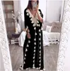 Ubranie etniczne arabski islamski dubaj dubai abaya Bliski wschód muzułmańsko marokańskie kaftan kobiety Tassel sukienka Turcja swobodna szata femme