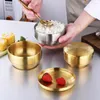 Bowls 1PC 304 Stainless Steel Double Rice Bowl With Lid Soup Steamed Anti-Scalding Child Small Korean Cuisine