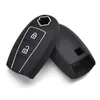 2 -knapp Silikonbil Remote Key FOB Shell Cover Case för Suzuki Vitara Swift Ignis Kizashi SX4 Baleno Ertiga 2016 2017 2018