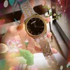 Top Brand Quartz Fashion Women Time Clock Watches Full Fine rostfritt st￥l B￤lte BEE Form Skeleton Dial Liten Noble and Elegant Wristwatch Favorit julklappar