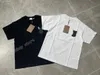 Xinxinbuy Men Designer T-shirt Paris konijn letters print jacquard korte mouw katoen vrouwen wit zwart blauw xs-2xl