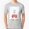 Camisetas masculinas pequenas camisetas de manga curta Evie Harajuku Hip-hop Tops Rat Rat Fancy Pet Toadstool Cogumelo outono de outono