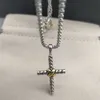 Modni mężczyźni Jezus Krzyż Naszyjnik Złoto 18K Plated X Luksusowy Wisiorek Hip Hop Projektant Biżuteria Naszyjniki na Biżuteria Party Rocznica Prezent Hurtownie