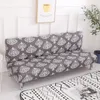 Tampas de cadeira de cadeira de sofá -cama branca preto capa de categor dobrável clavers de lanchonete protetor de protetor elástico futon bancada