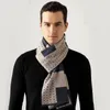 Foulards Écharpe En Laine Hiver Pour Hommes Et Version Coréenne Pour Femmes De Tout Châle Chaud Cadeau De Haute Qualité Col À Carreaux