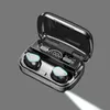 M30 Pro TWS 이어 버드 이어폰 BT 5.2 스테레오 사운드 LED 디지털 디스플레이 대용량 충전 박스 손전등이있는 귀 헤드폰 게임