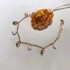 Link Bracelets 6-7mm Handpicked White Freshwater Akoya Pearls Bracelet Flexible Golden Acorn Decorate Women Birthday Jewelry Gift