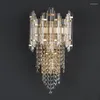 Wall Lamps Postmodern LED Crystal Living Room Bedroom Bedside Light Luxury Decoration Personality Creative Nordic Home Luminaire