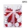 Party Decoration Christmas Tree Balls PVC 30Pcs/Set 30mm Xmas Ball Bauble Hanging Home Ornament Decor