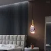 Hangende lampen kristallen led lamp Noordelijke luxe messing eetkamer bar keuken ophanging