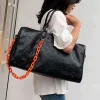 Women Weekend duffle bags Night Gym Sport Waterproof Luxury Print Design Travelling Bag Leather Duffle Bag 220630249y