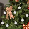Dekoracje świąteczne 24pc Ozdoby kulkowe Kulki drzewne 2023 Drop White Party Home wisiorek 3 cm