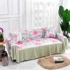 Coprisedie Copridivano 12 Stile Giardino Jacquard Divano moderno Plaid Antivegetativa Decora Poliestere 1/2/3/4 posti Hsn-11