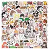 De nieuwste cartoon decoratieve stickers karakterboeksticker stationery koffer note stickers vele kleuren om te kiezen uit ondersteuning aangepast logo