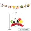 Feestdecoratie voetbalwedstrijd banner happy garland sport sporten bar club home decor fans fans gunst