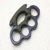 New ARIVAL Black alloy KNUCKLES DUSTER BUCKLE Male and Female Self-defense Four Finger