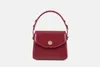 Evening Bags Luxury Wine Red Vintage Women'S Shoulder Strap Handbag Small Square Designer Leather White Bag For Women