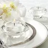 Candle Holders 2PCS/lot Sparkle Crystal Tealight Holder Diamond Shape Candler Sticker For Decoration Wedding Supplies