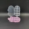 Jewelry Pouches -lolly Clear Plastic Storage Box Organizer Holder Cabinets For Small Objects
