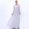 Ethnic Clothing Muslim Women Long Dress Appliques Elegant Maxi Robe Kaftan Arab Chiffon Turkish Dubai Ramadan Islamic Gown Party Dresses