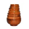 Bols en bois nouilles riz soupe bol conteneur de stockage vaisselle de cuisine Gadget salade ménage